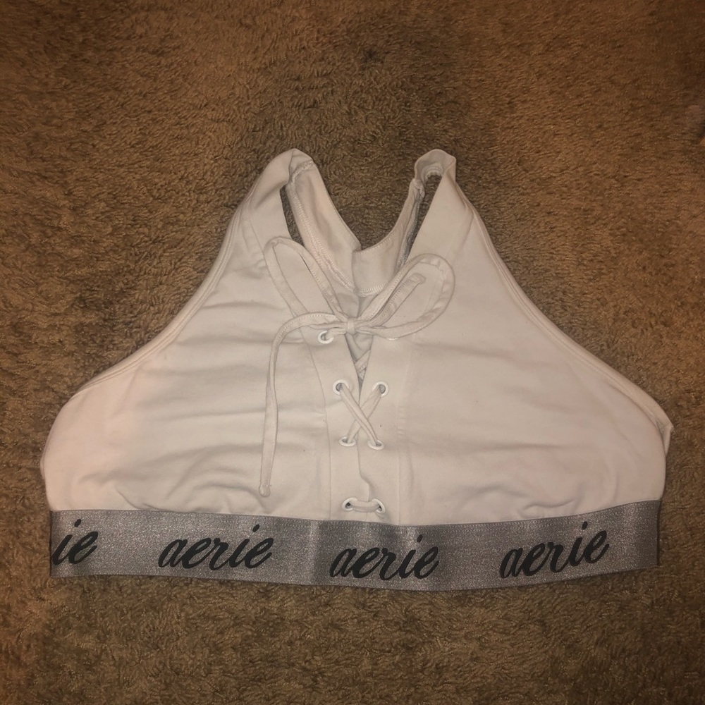 American eagle white bra